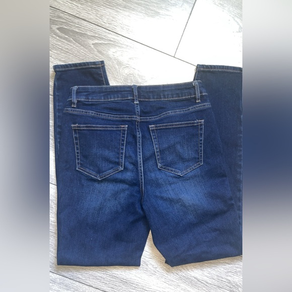 Motto Denim Jeans Womens Size 4 Dark Wash 27in Inseam Skinny High Rise EUC - Picture 2 of 5